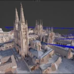 Digitalización fotogrametría aérea con dron en Catedral de Burgos 5
